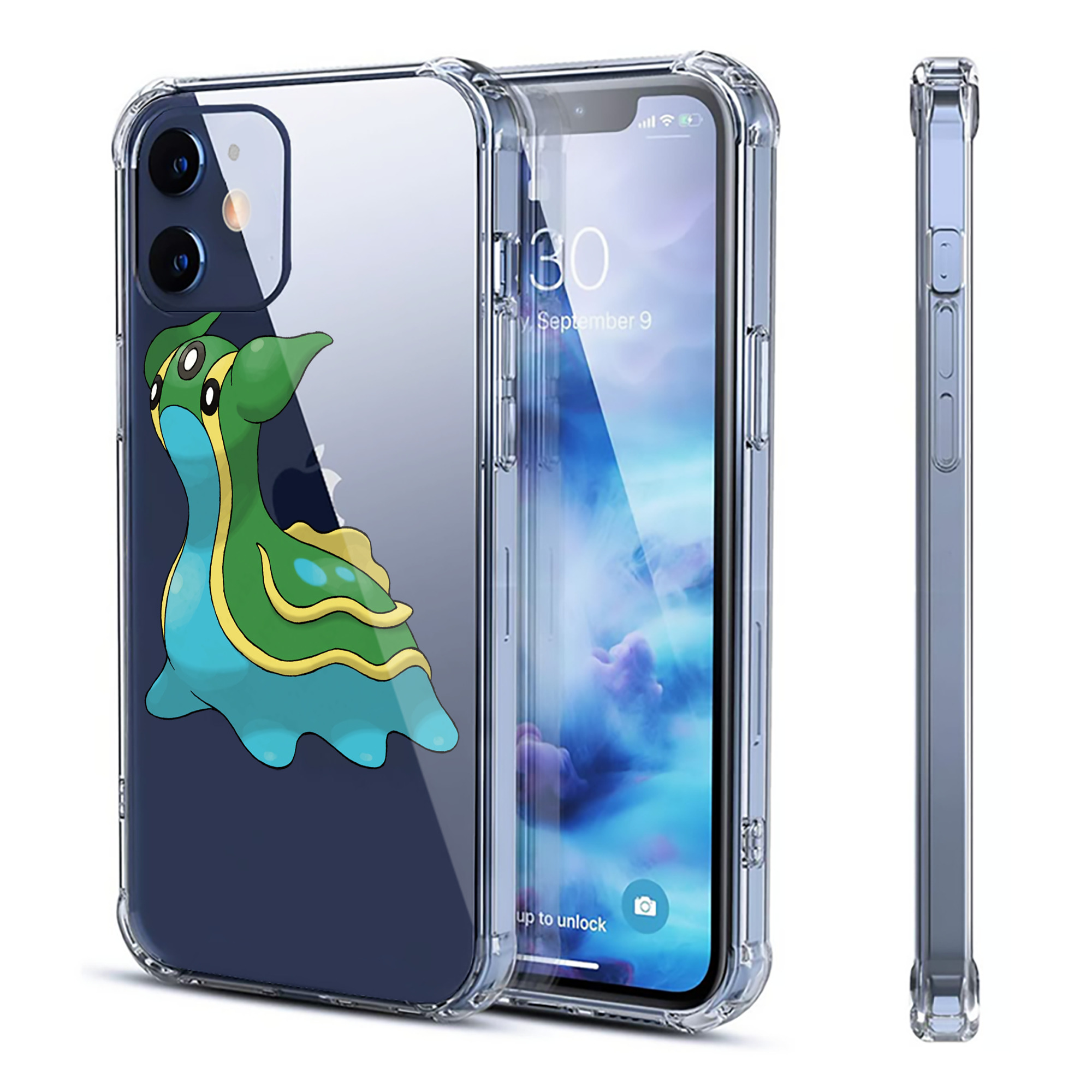 （画像用） ポケットモンスター Pokémon 【iPhone 12シリーズ対応】透明スマホケース（クリアソフトケース）